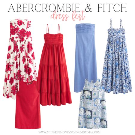 Abercrombie & Fitch Dress Fest 

Summer dress  floral dress  midi dress  sundress  summer outfit  red dress  blue dress  summer outfit  vacation outfit  resort wear 

#LTKStyleTip #LTKWedding #LTKSeasonal