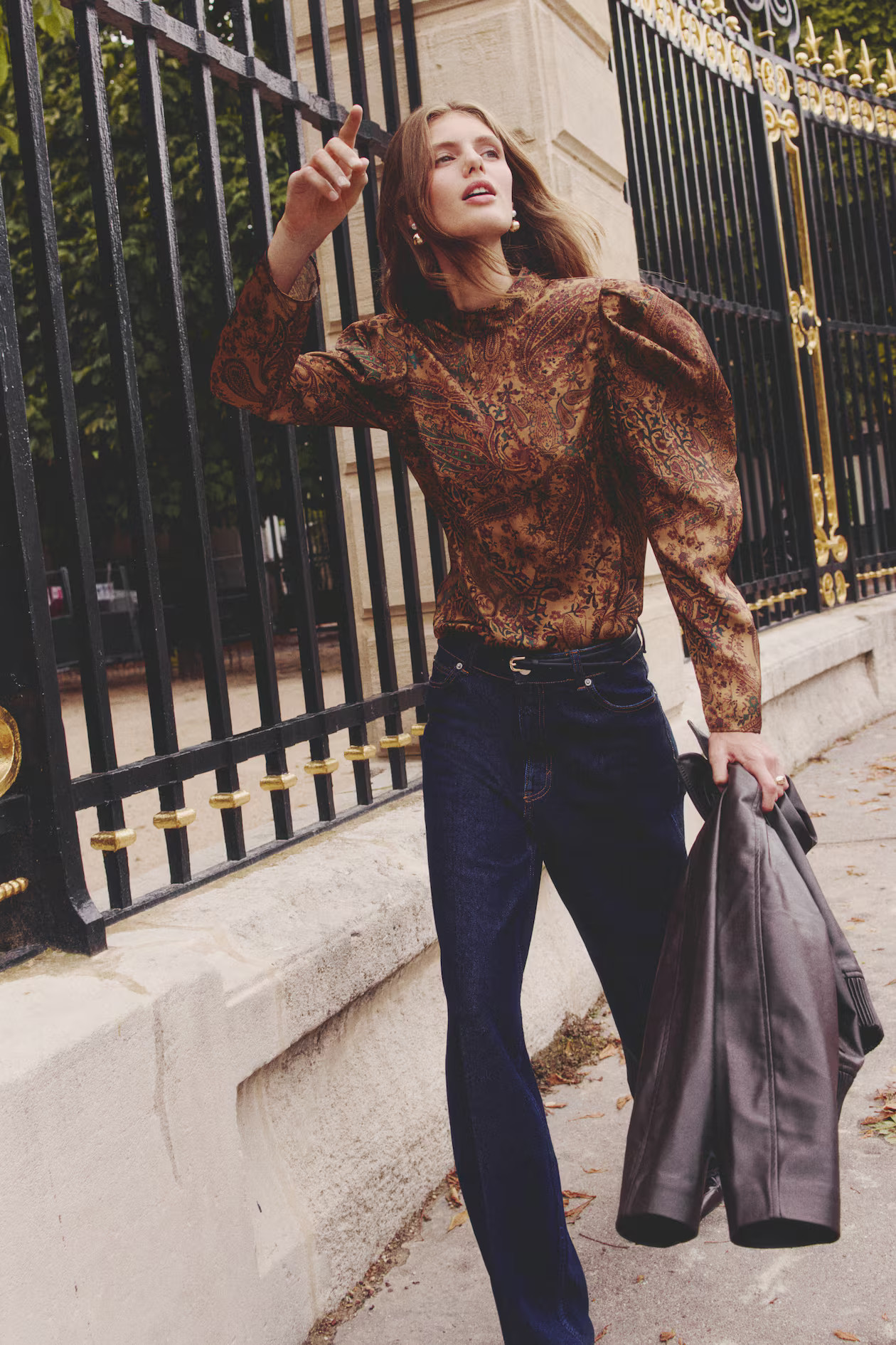 Puff-Sleeved Blouse | H&M (US + CA)