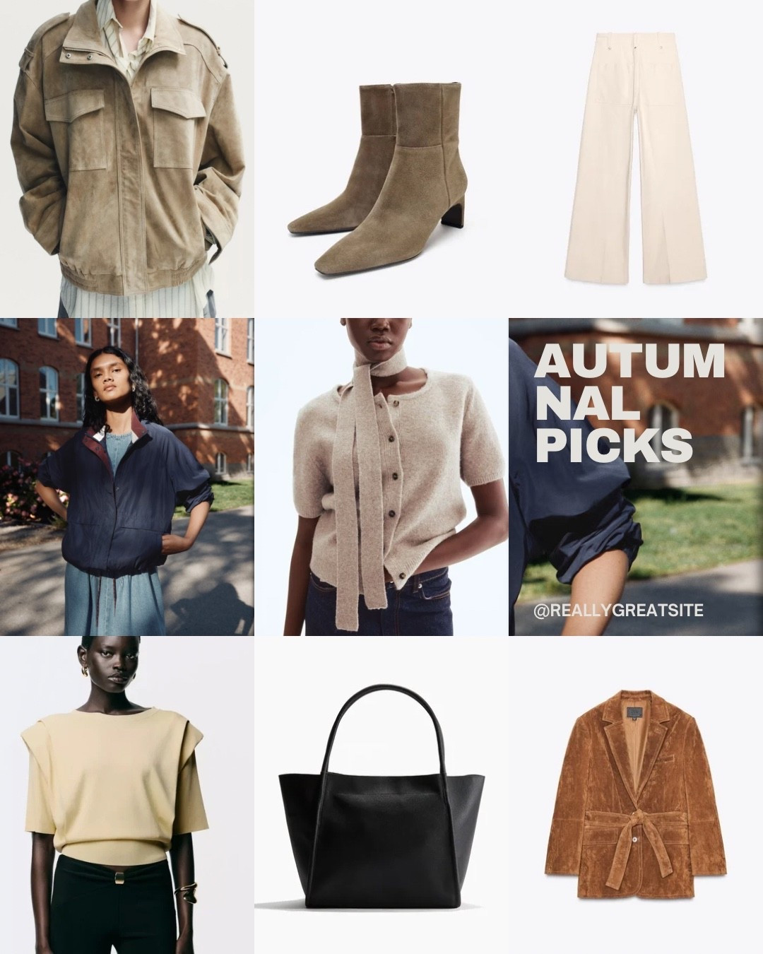 Autumnal high-street wish list. Suede is still very current this Autumn and the high-street options are amazing. Leaning away from loose fitting items, structure is finally back. Perfect for layering as the weather gets cooler. 

#LTKeurope #LTKautumn