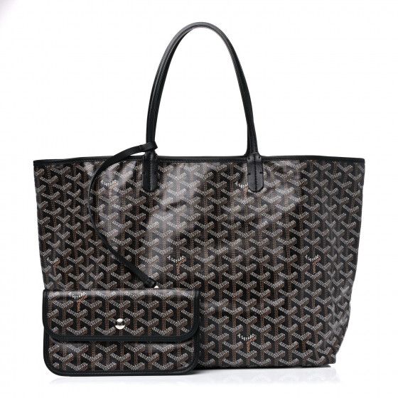 GOYARD Goyardine Saint Louis PM Black | FASHIONPHILE | Fashionphile