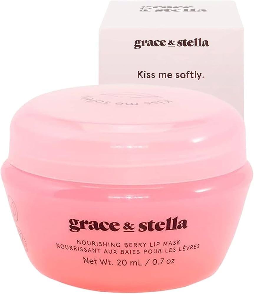 Grace & Stella Award Winning Lip Plumper Nourishing Berry Lip Mask - Lip Balm Hydrating - Lip Moi... | Amazon (US)