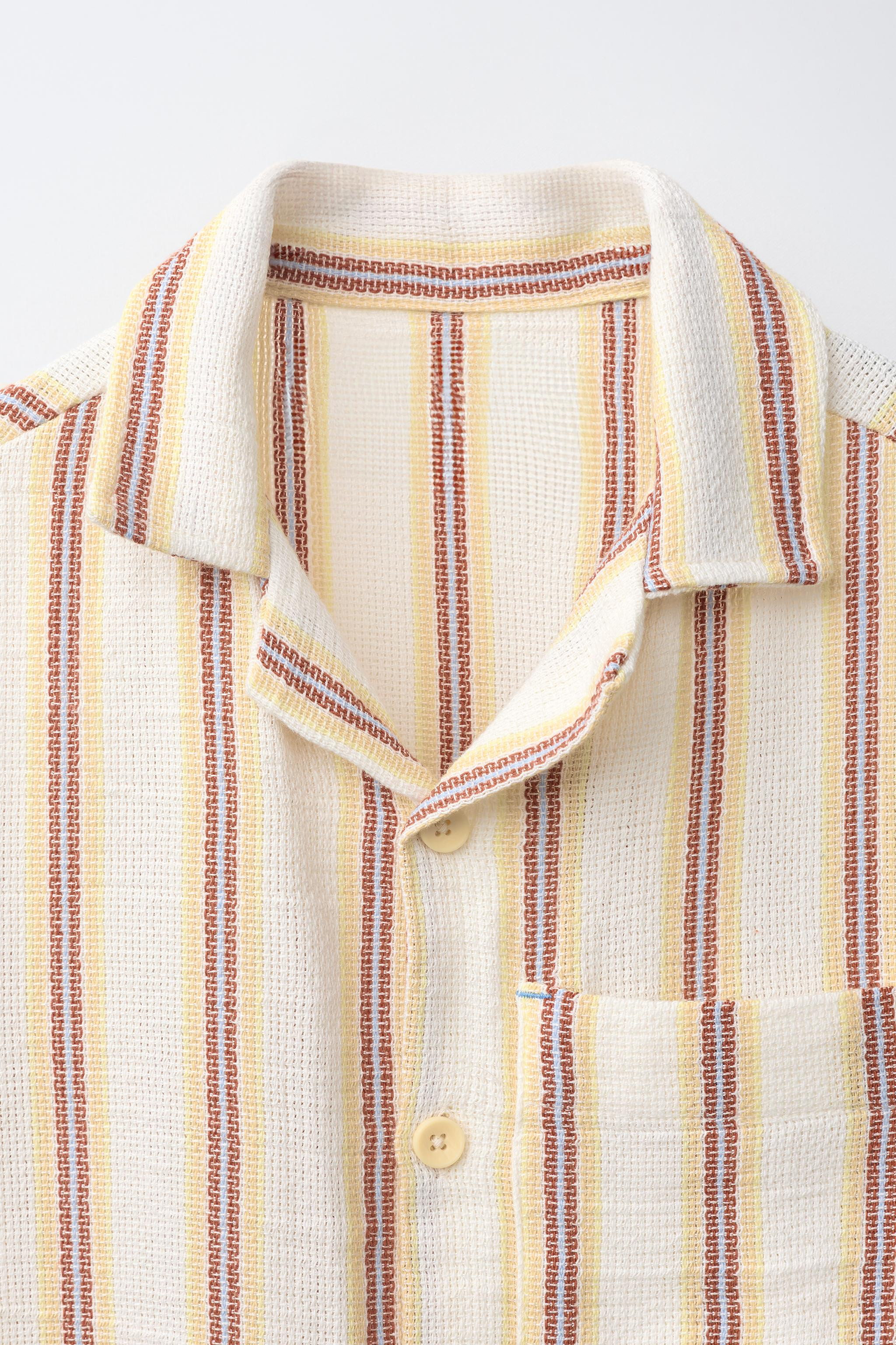RUSTIC STRIPED SHIRT | Zara US