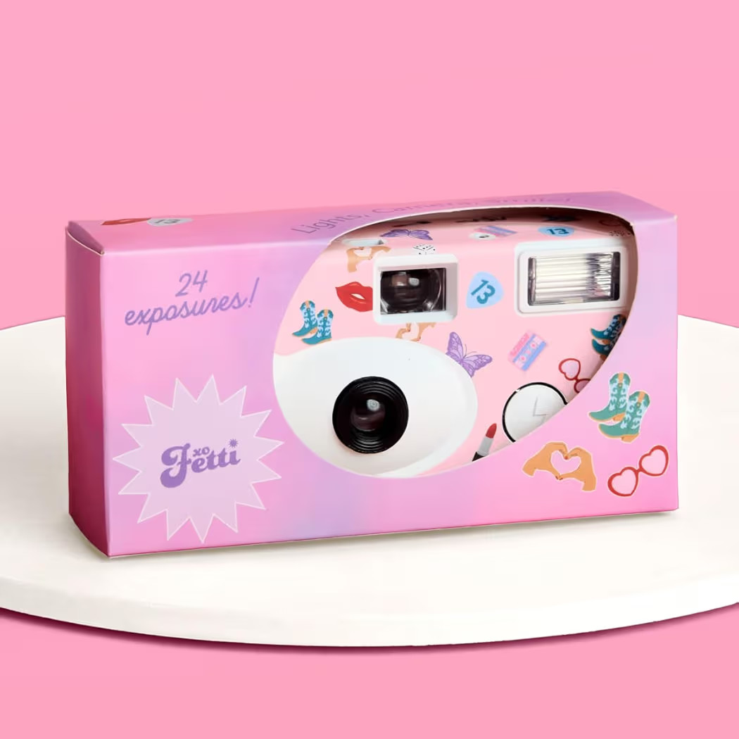 xo, Fetti ERAS Disposable Camera - 24 Exposure Film | Bachelorette Photo Supplies, Cute Birthday Party Activity, Bridesmaid Gift, Concert Pictures | Amazon (US)