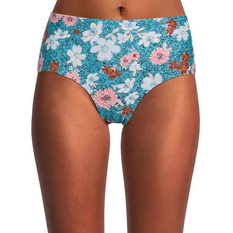 Time and Tru Women’s Retro Boyshort Swimsuit Bottoms - Walmart.com | Walmart (US)