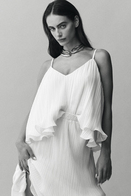 By Anthropologie Plissé Swing Tank | Anthropologie (US)