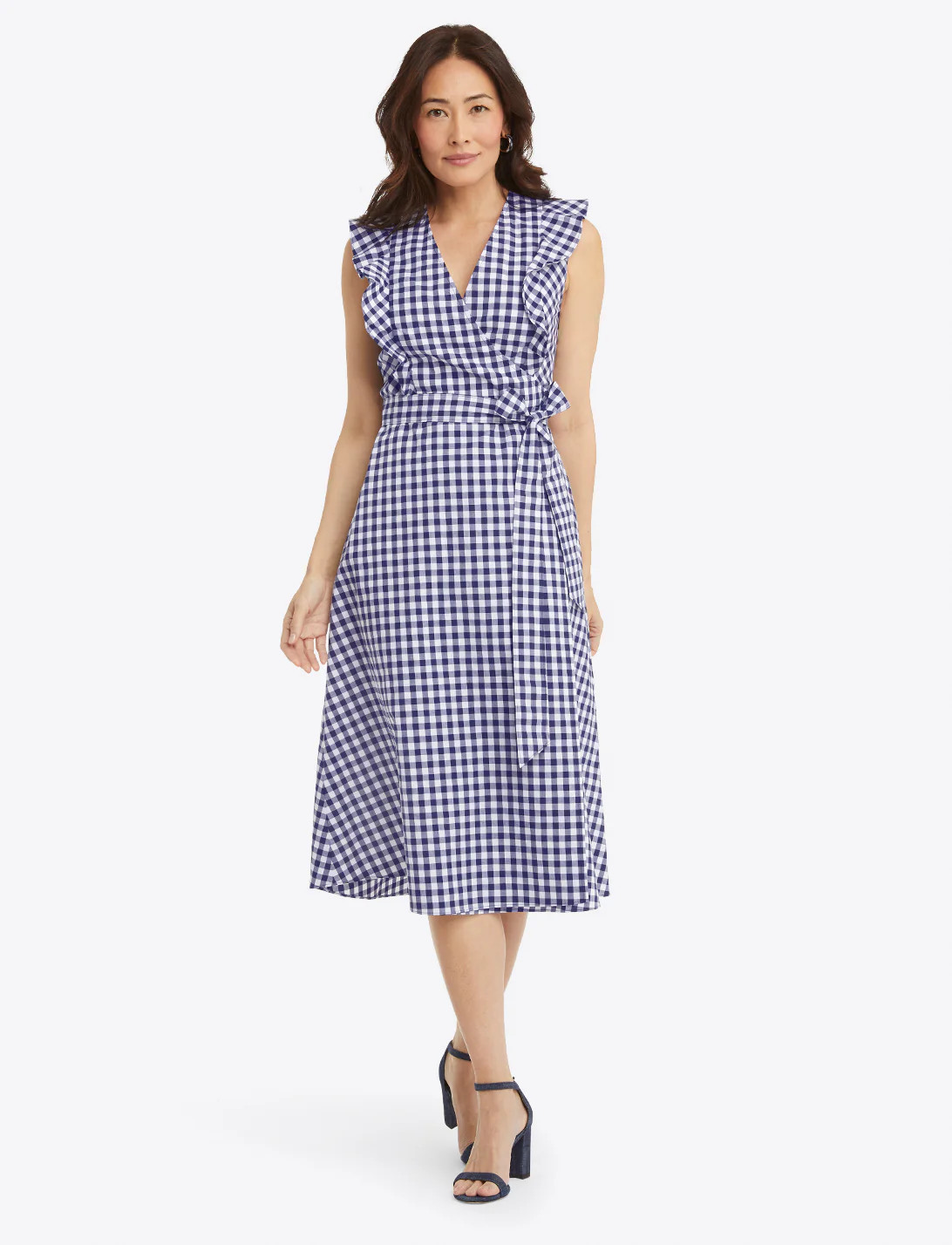 Miranda Wrap Dress in Gingham | Draper James (US)