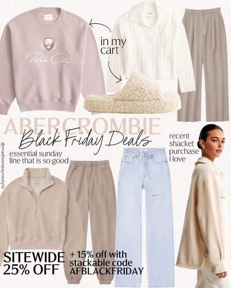 Abercrombie is having a great Black Friday sale! Don’t forget to use the stackable coupon on the collage✨ #abercrombie #blackfriday #madisonpayne

#LTKSeasonal #LTKsalealert #LTKCyberWeek