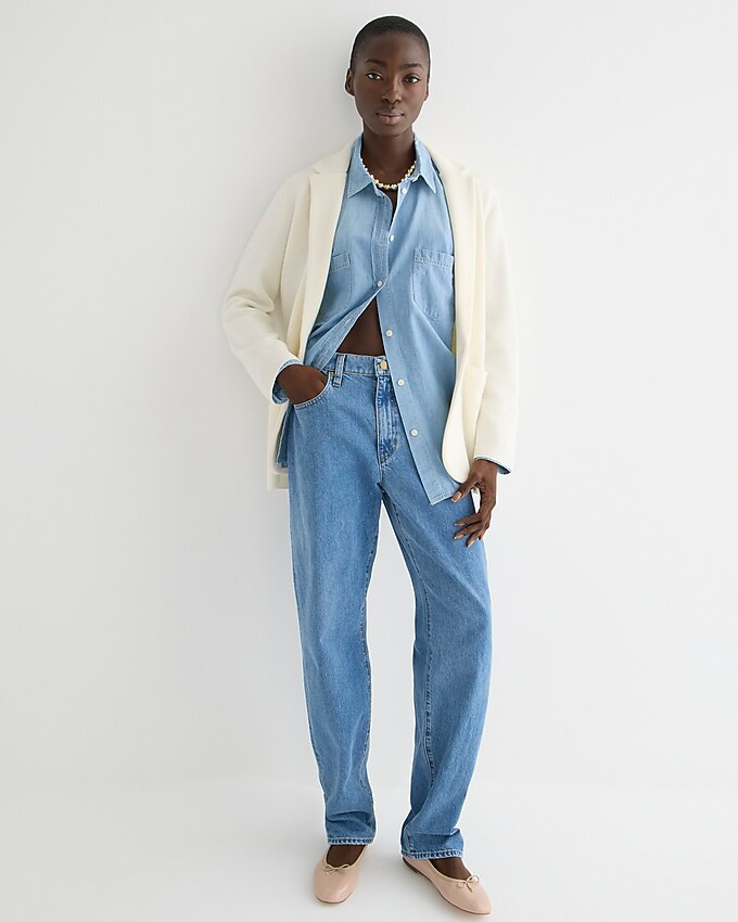 Cecile relaxed sweater-blazer | J. Crew US