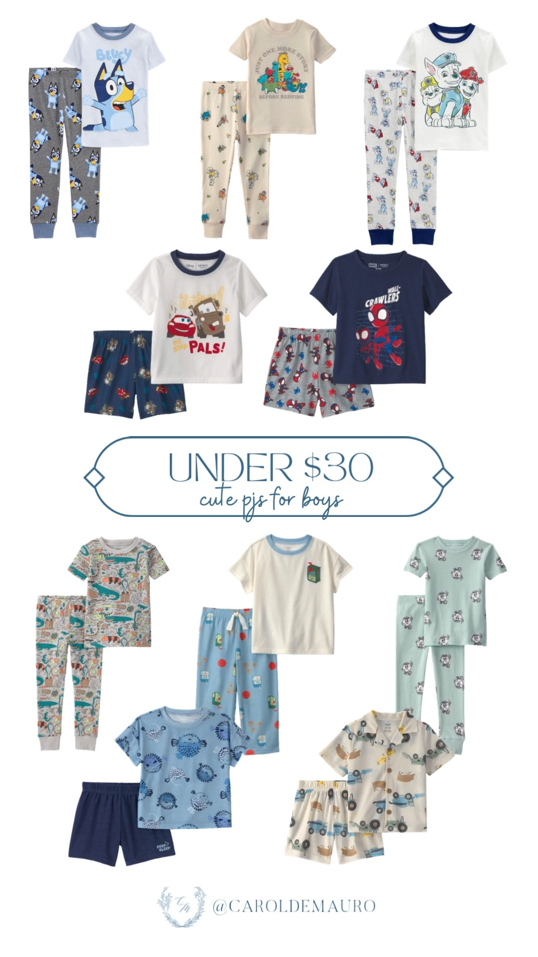 under $30, pajamas for boys, sleepwear for kids, boy wardrobe, toddler clothes, mom approved, cozy clothes, kids coordinates, carters

#LTKBaby #LTKKids