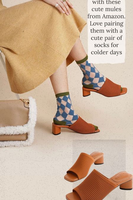 Loving these chic mules for fall. Especially love pairing them with cute socks when the weather gets colder 🧡🍄🍁🍂

#LTKunder100 #LTKSeasonal #LTKstyletip