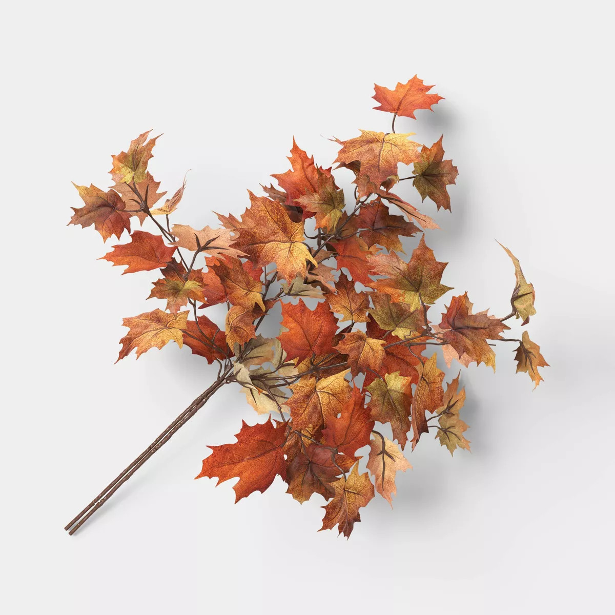 28" Orange Maple Leaf Fall Stem - Threshold™ | Target