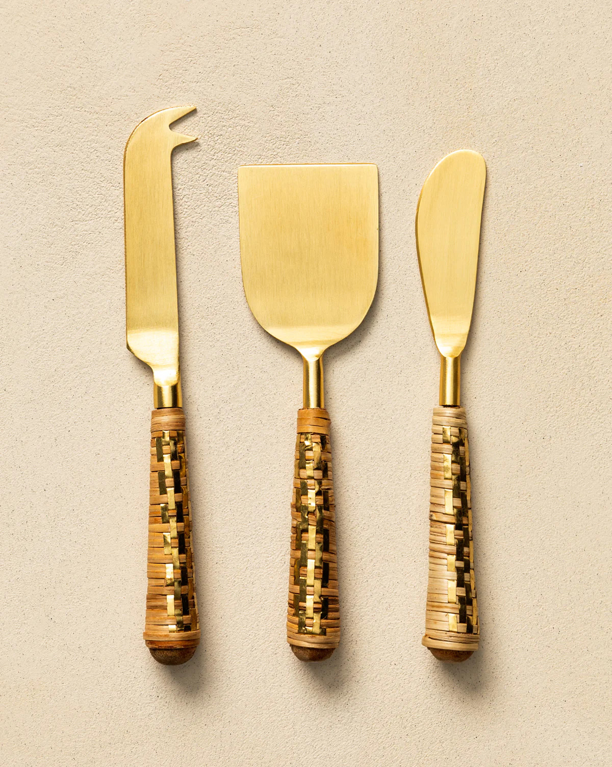 Cheese Knives with Drawstring Bag (Set of 3) | McGee & Co. (US)