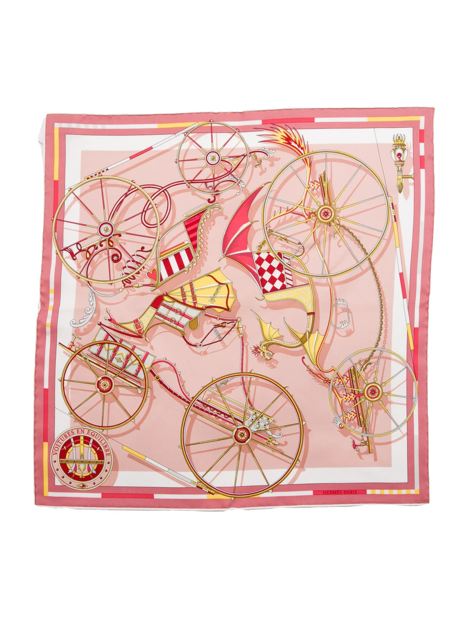 Voitures En Equilibre Silk Scarf | The RealReal