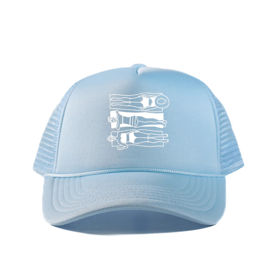 Sky Blue Sunbather Trucker Hat | Sunshine Tienda