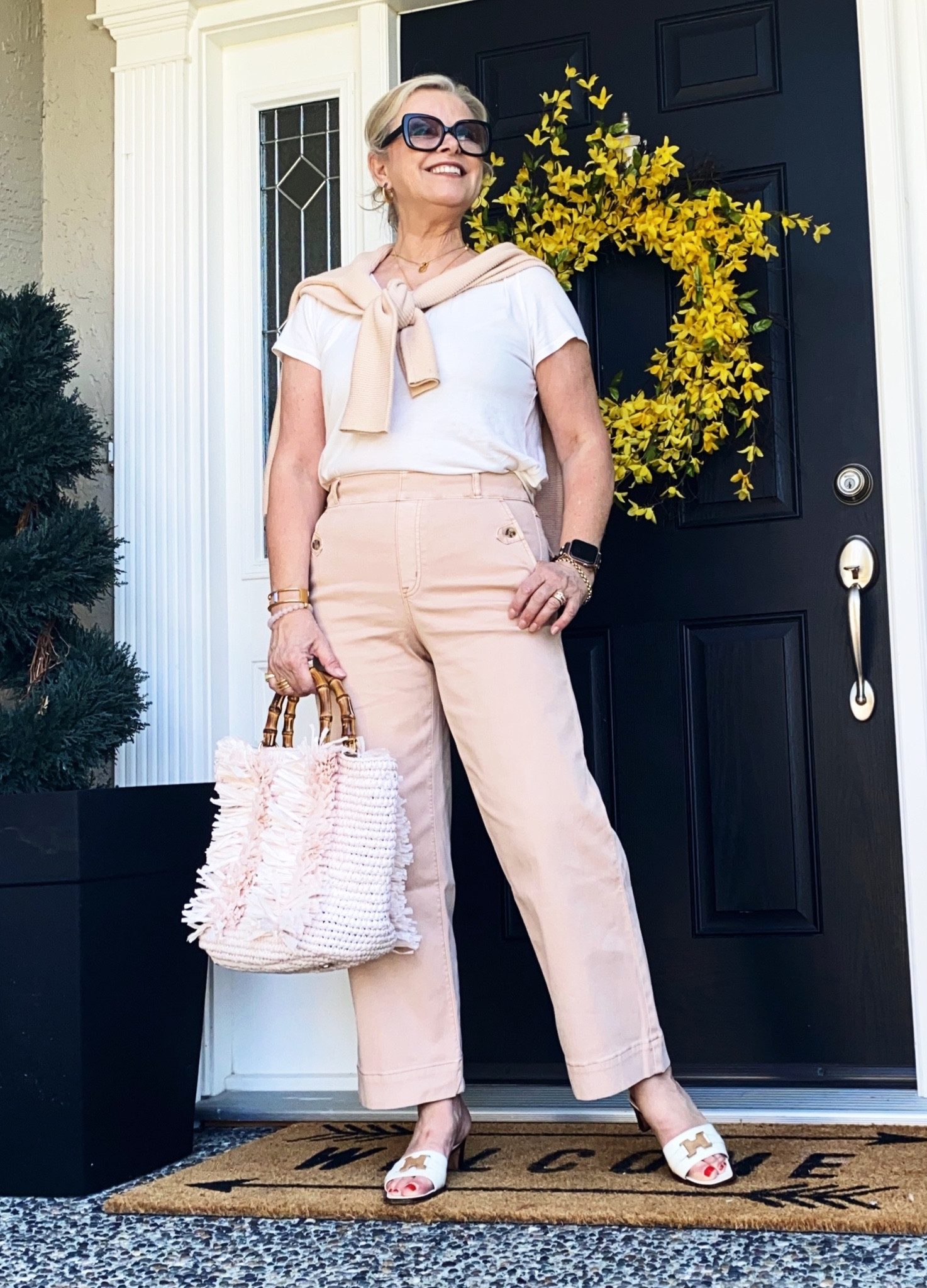 Spanx pants for the win🌸. 
Use code RENATEXSPANX for 10% off  

#LTKstyletip #LTKshoecrush