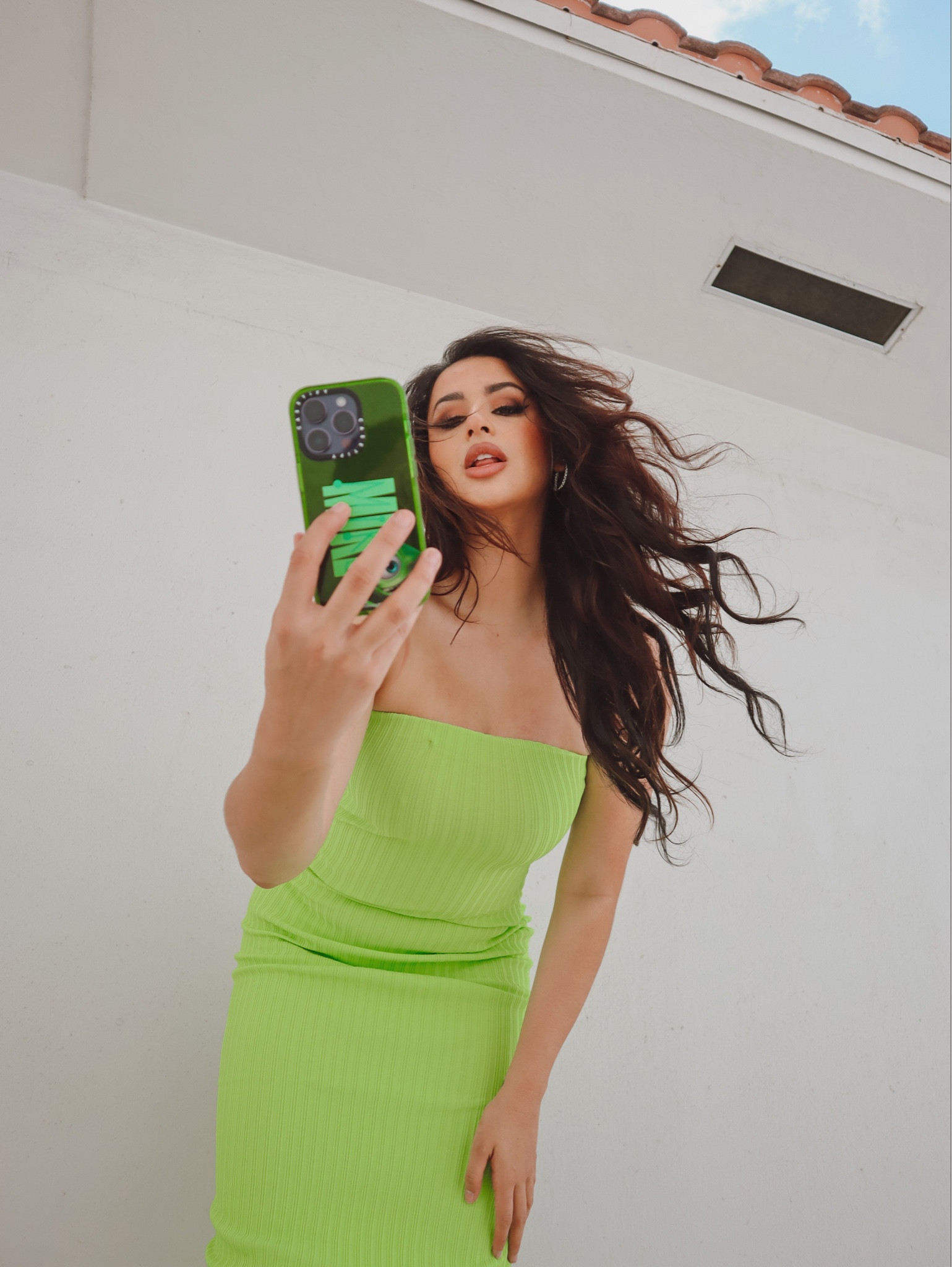 Lime green dress 🍋