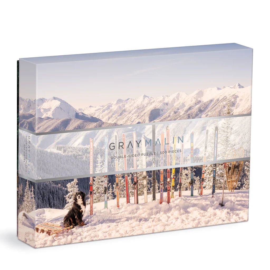 Gray Malin The Winter 500 Piece Double-Sided Puzzle | Galison