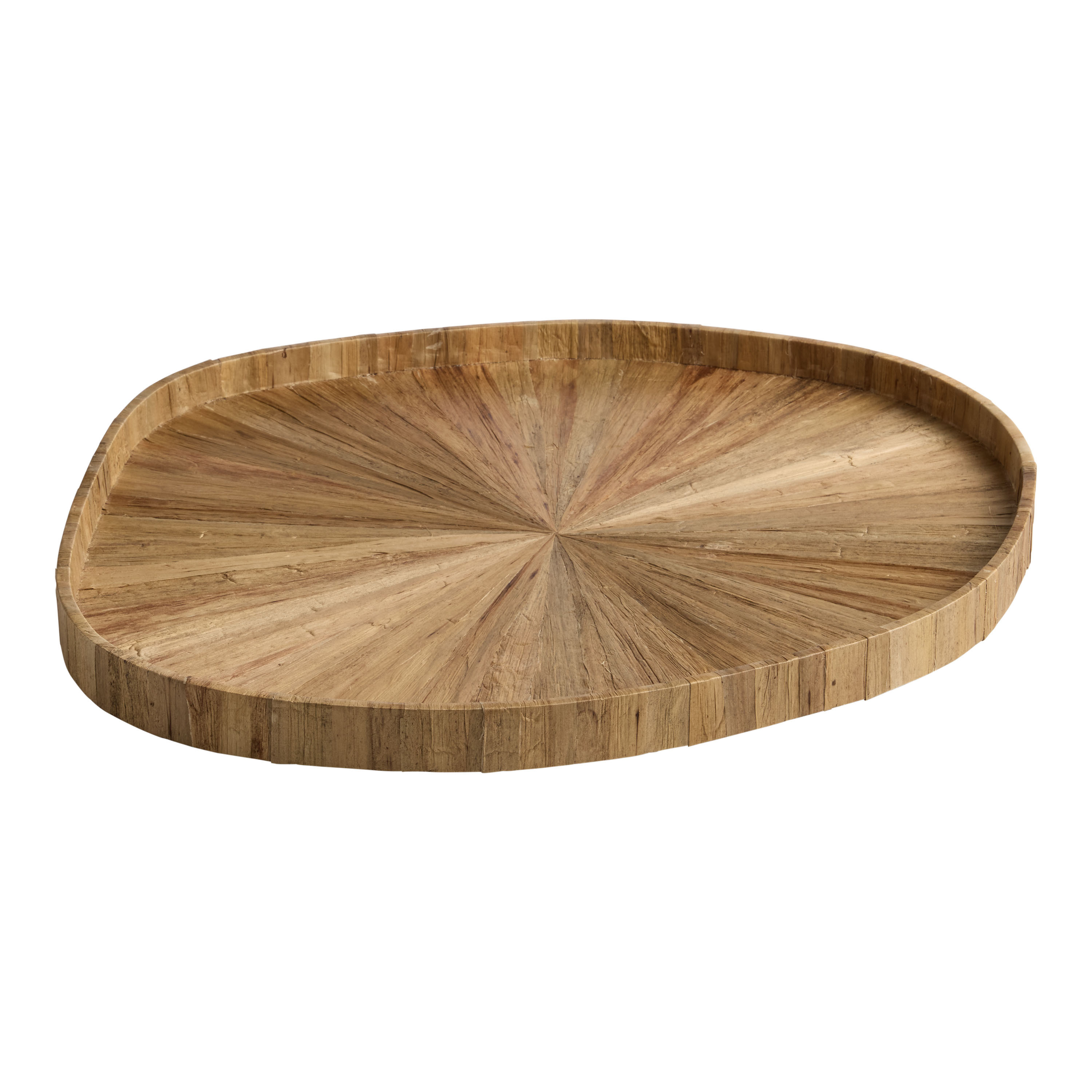 Water Hyacinth Asymmetrical Serving Tray | World Market