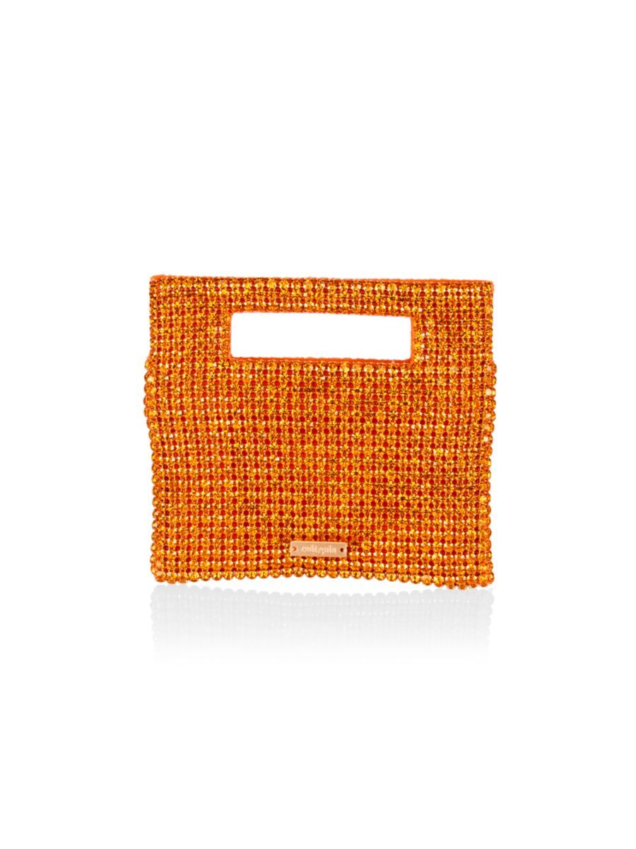 Lucinda Crystal Mesh Top Handle Bag | Saks Fifth Avenue