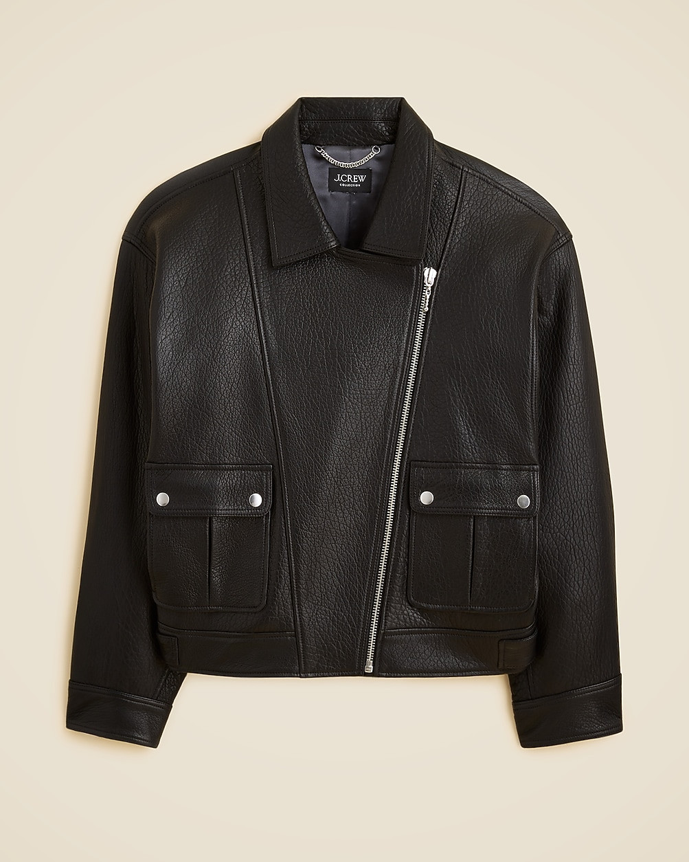 Collection leather motorcycle jacket | J. Crew US