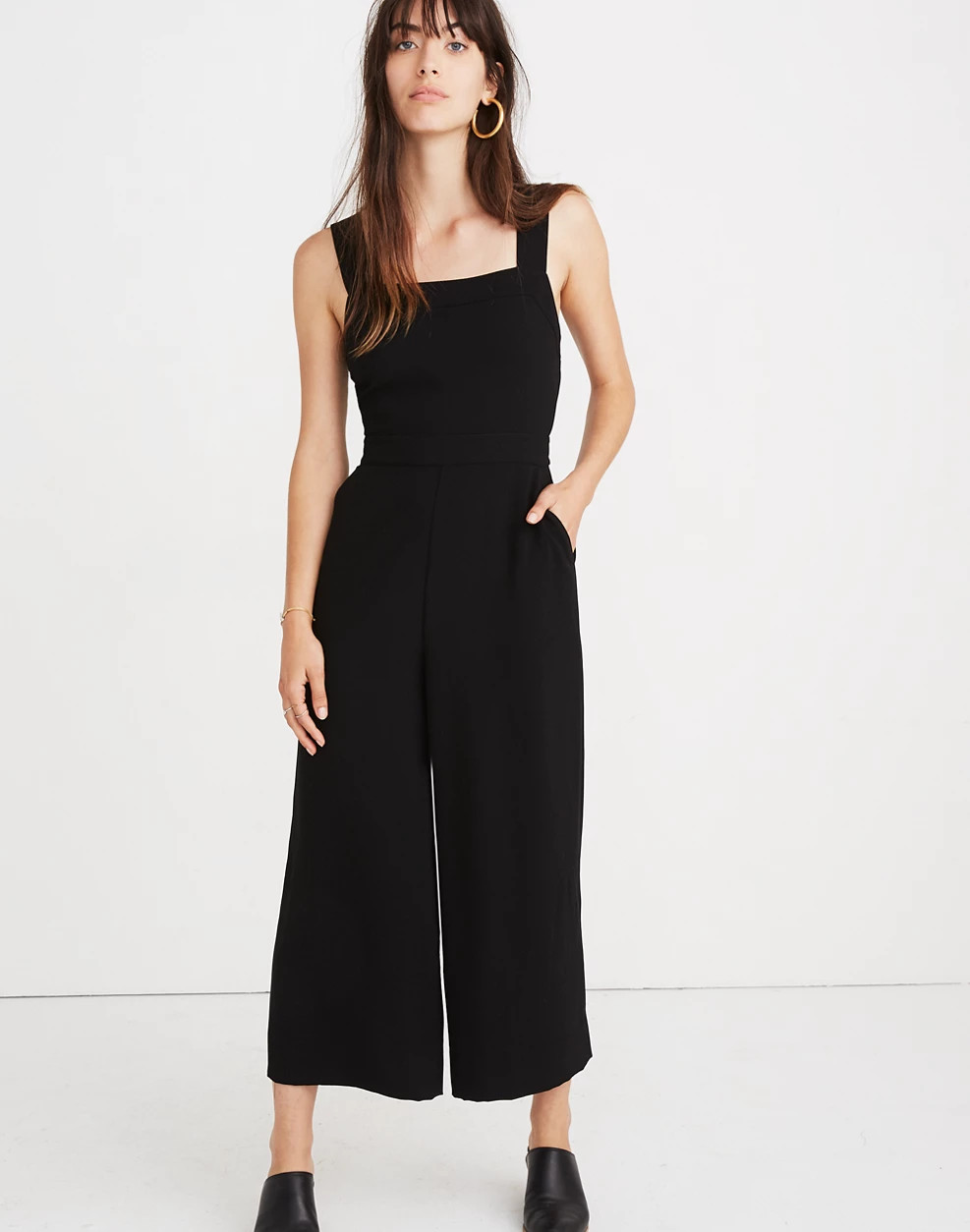 Apron Bow-Back Jumpsuit | Madewell