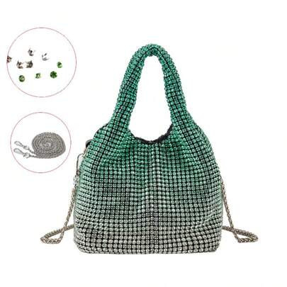 Rhinestone Bag Chain Evening Clutch Small Shoulder Purse | SHEIN
