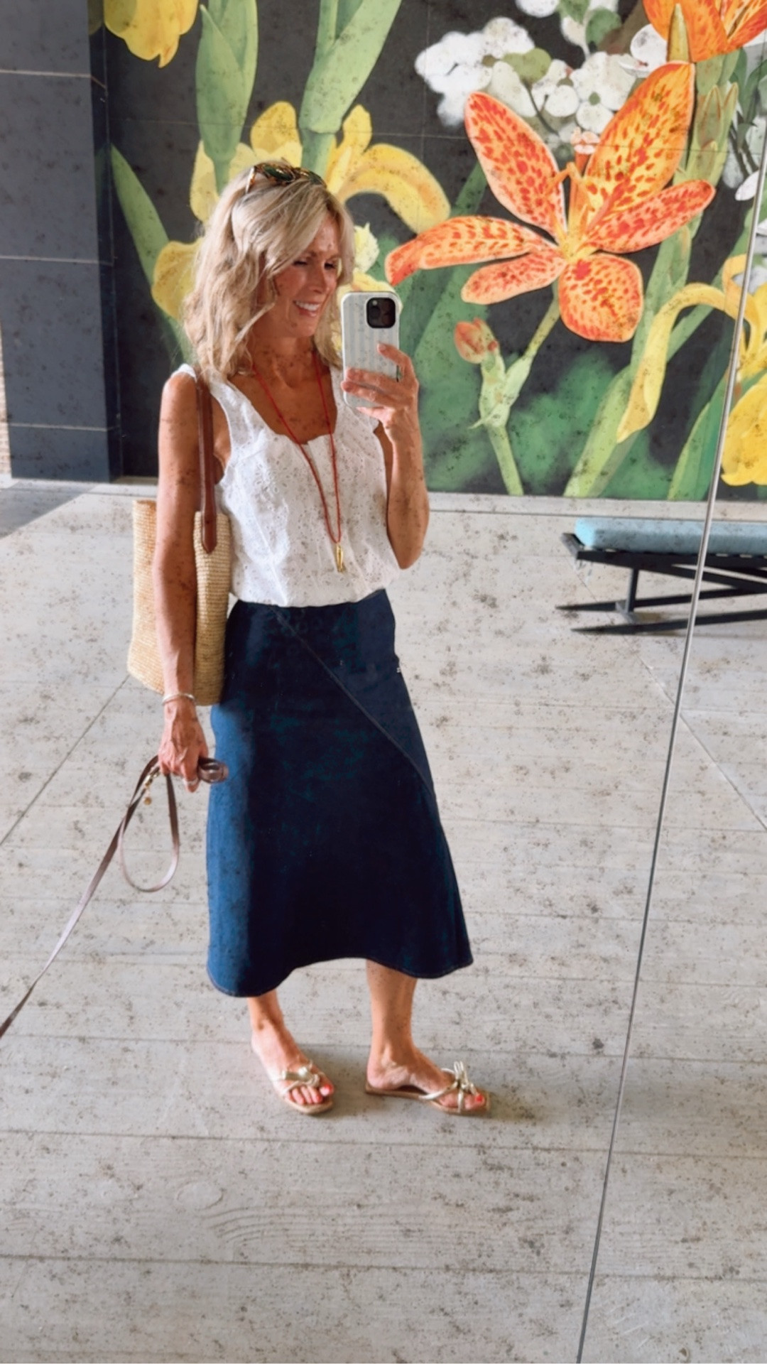 High & low. A little bit of Target and Rag & Bone, light weight flowy denim skirt (wearing a size 4 in the skirt and small in the top)

#LTKmomlife #LTKdayinmylife #LTKOver40