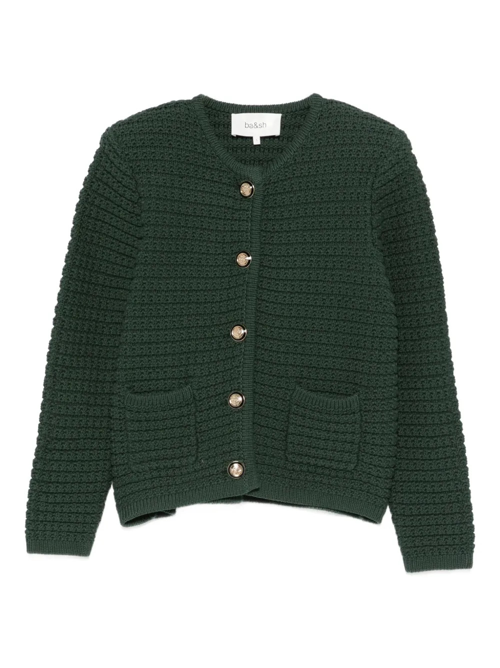 Ba&Sh Gaspard Button Cardigan | Green | FARFETCH | Farfetch Global