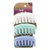 Planet Goody Sustainable Round Claw Clips - 3 Count, Assorted Bright Colors - Great for Easily Pulli | Amazon (US)