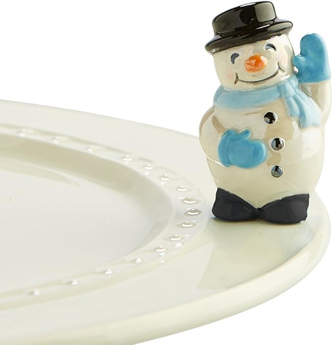 Nora Fleming Frosty Pal (Snowman) - Hand-Painted Ceramic Christmas Decor - Winter Minis for The H... | Amazon (US)