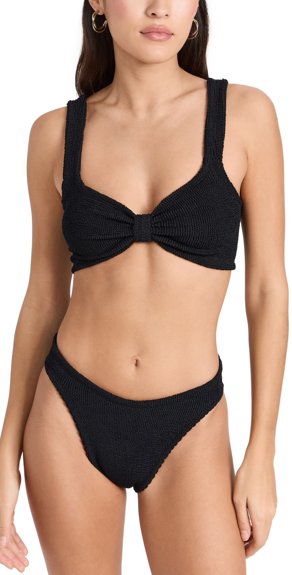 Hunza G Bonnie Bikini Black One Size | Shopbop