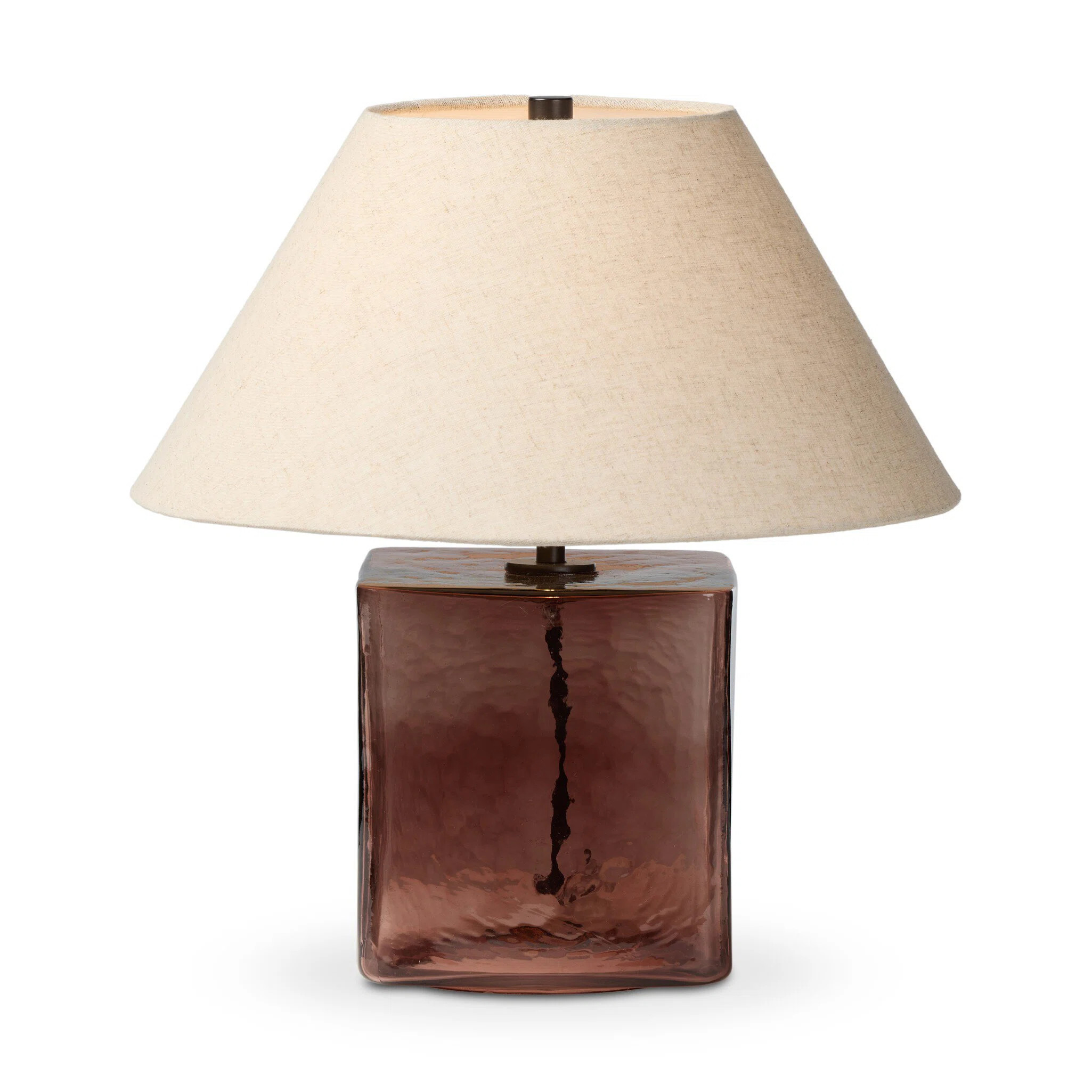 Saylor Table Lamp-Brown Cast Glass | Wayfair North America