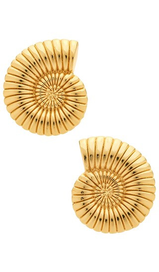Tears Of The Ocean Earrings in Gold | Revolve Clothing (Global)