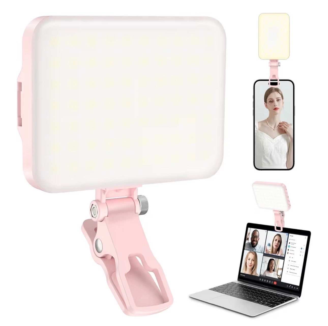 Love this selfie light DOWN! It gets so bright & the brightness is adjustable. The battery life is really good as well. 