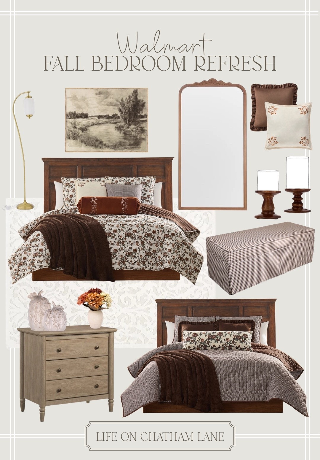 New My Texas House fall bedroom finds from @Walmart!  These new bedding sets are so beautiful and affordable!

#LTKHome #LTKSeasonal #LTKxWalmart