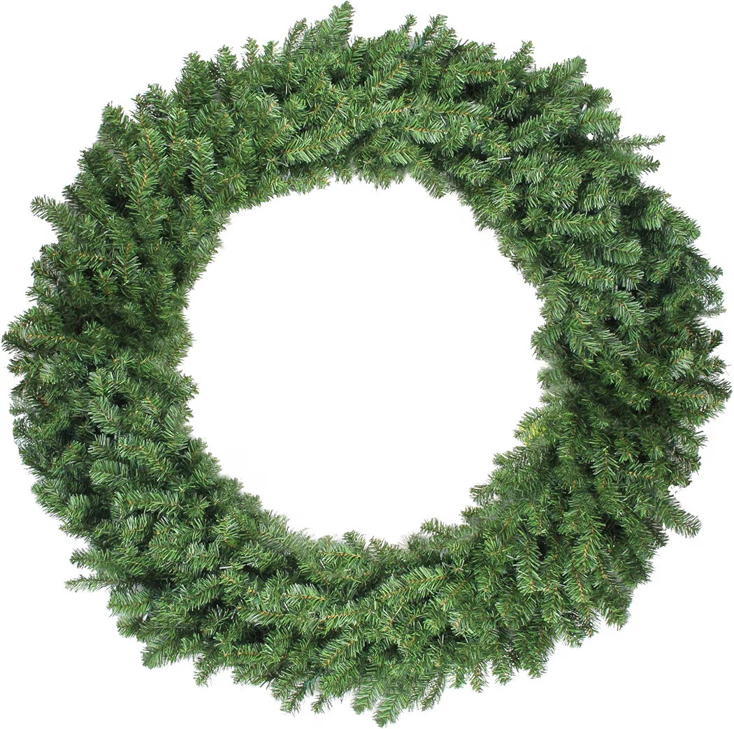Artificial Canadian Pine Christmas Wreath - 48" - Unlit | Amazon (US)