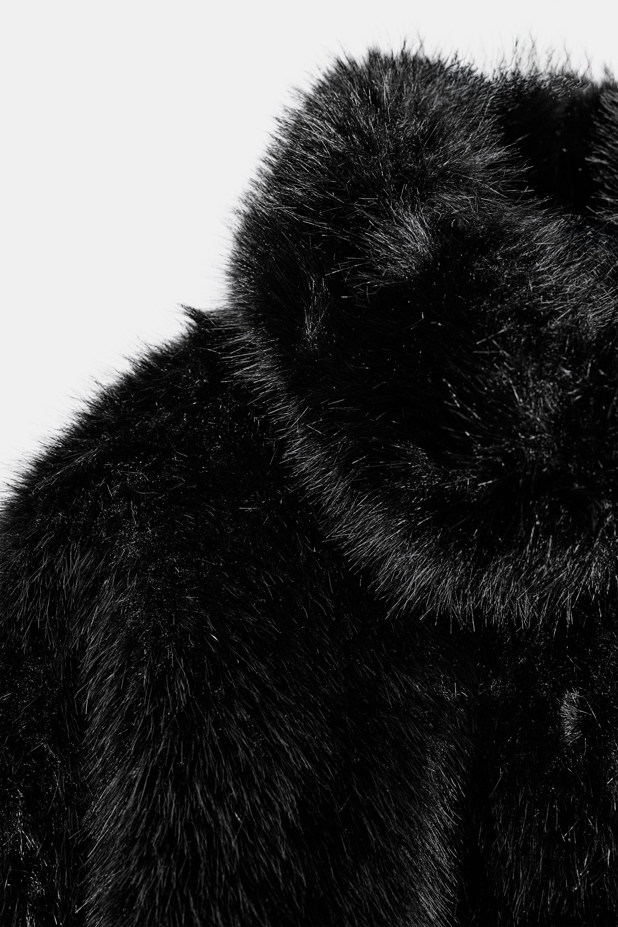 FAUX FUR SHORT COAT | Zara US