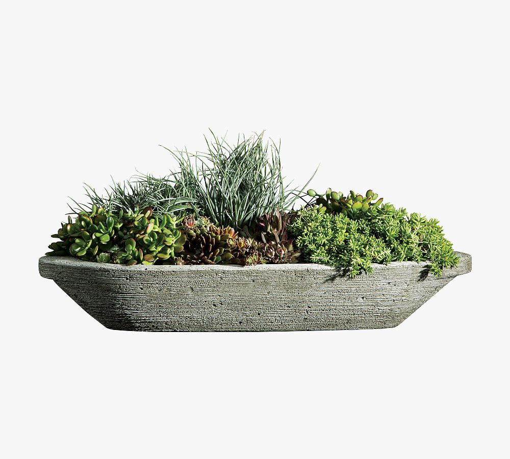 Rosena Cast Stone Planter | Pottery Barn (US)