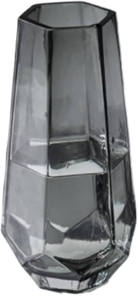 RUVOO Vases for Decor Flower Vase Glass Vase for Flowers Cute Aesthetic Room Decor Unique Rhombus... | Amazon (US)