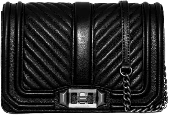 Rebecca Minkoff Women's Chevron Quilted Love Crossbody Bag | Amazon (US)