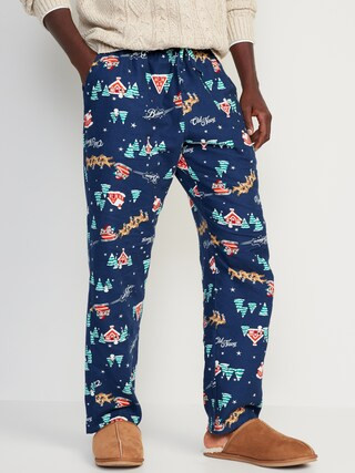 Printed Flannel Pajama Pants for Men | Old Navy (CA)