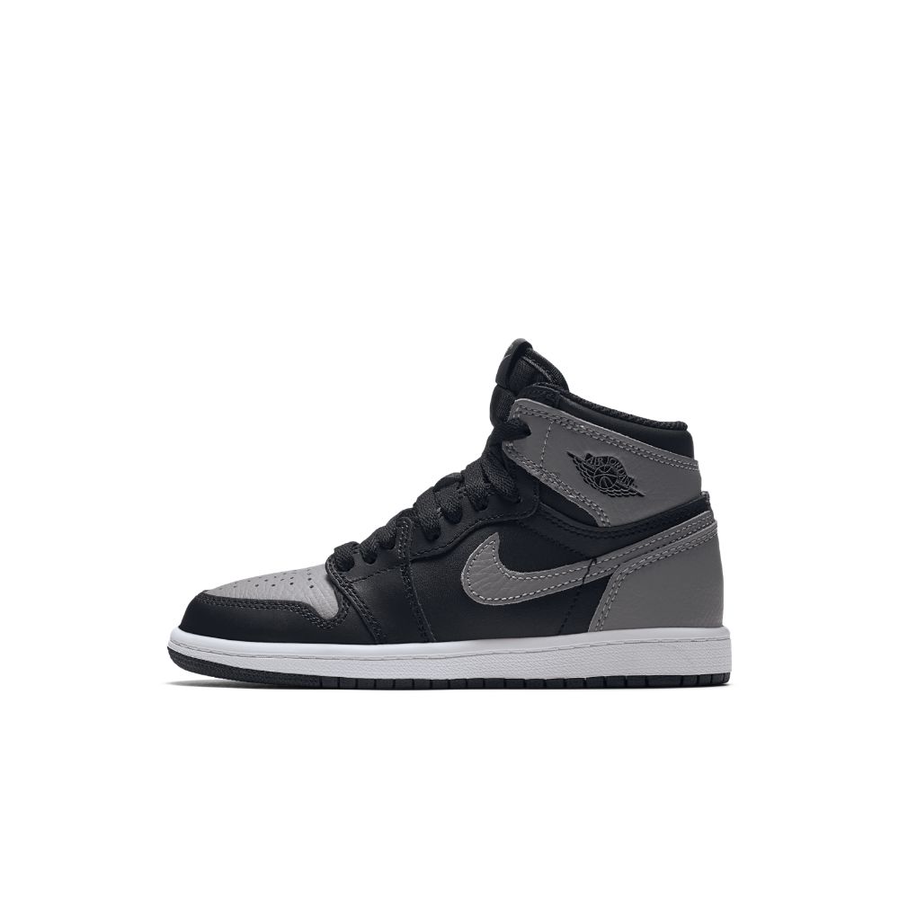 Jordan 1 Retro High OG Little Kids' Shoe, by Nike Size 10.5C (Black) | Nike (US)