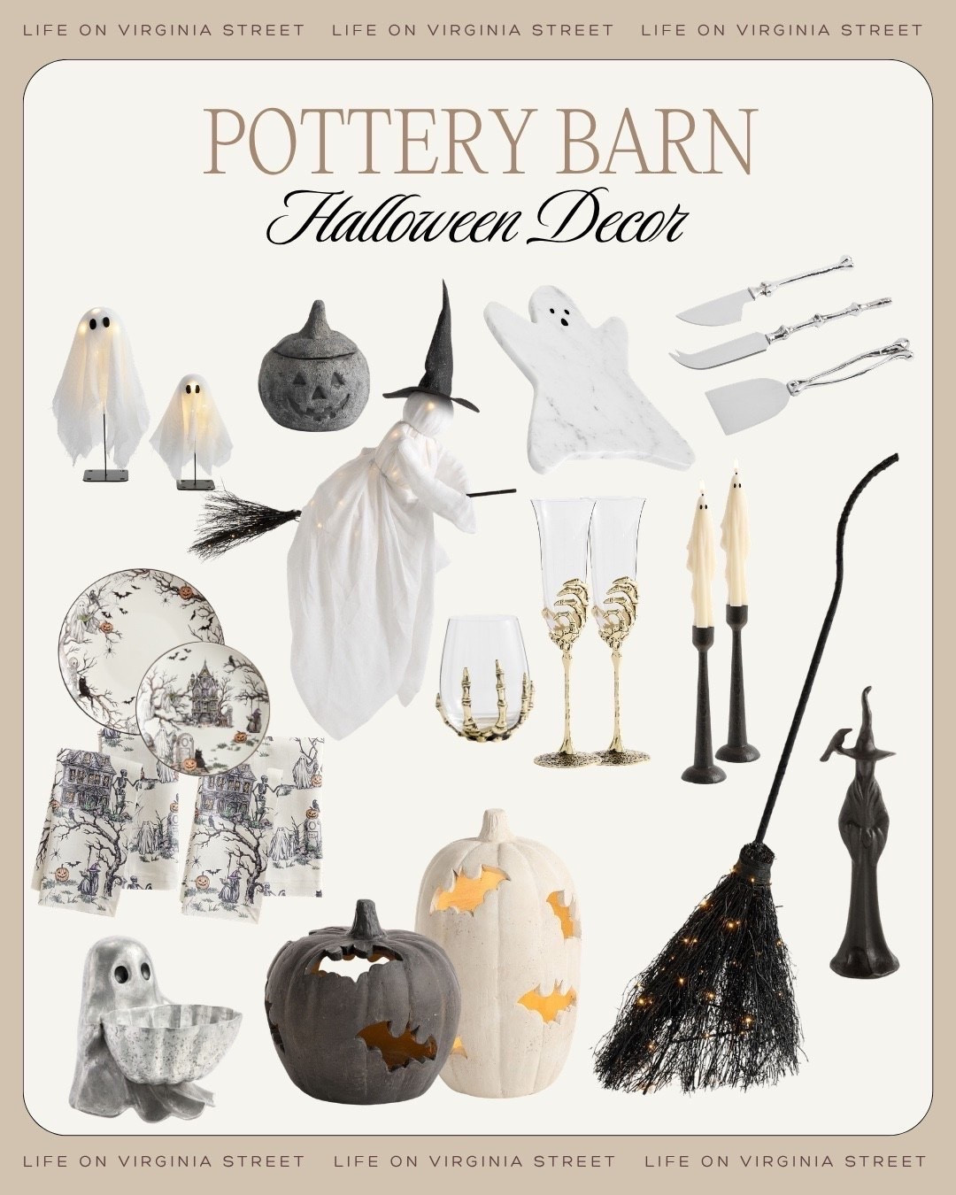 Pottery barn, Halloween decor
