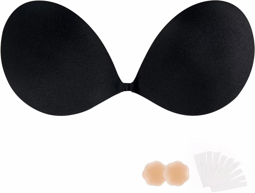 Sticky Bras Push Up Adhesive Invisible Bra Backless Strapless Bra for Women | Amazon (US)