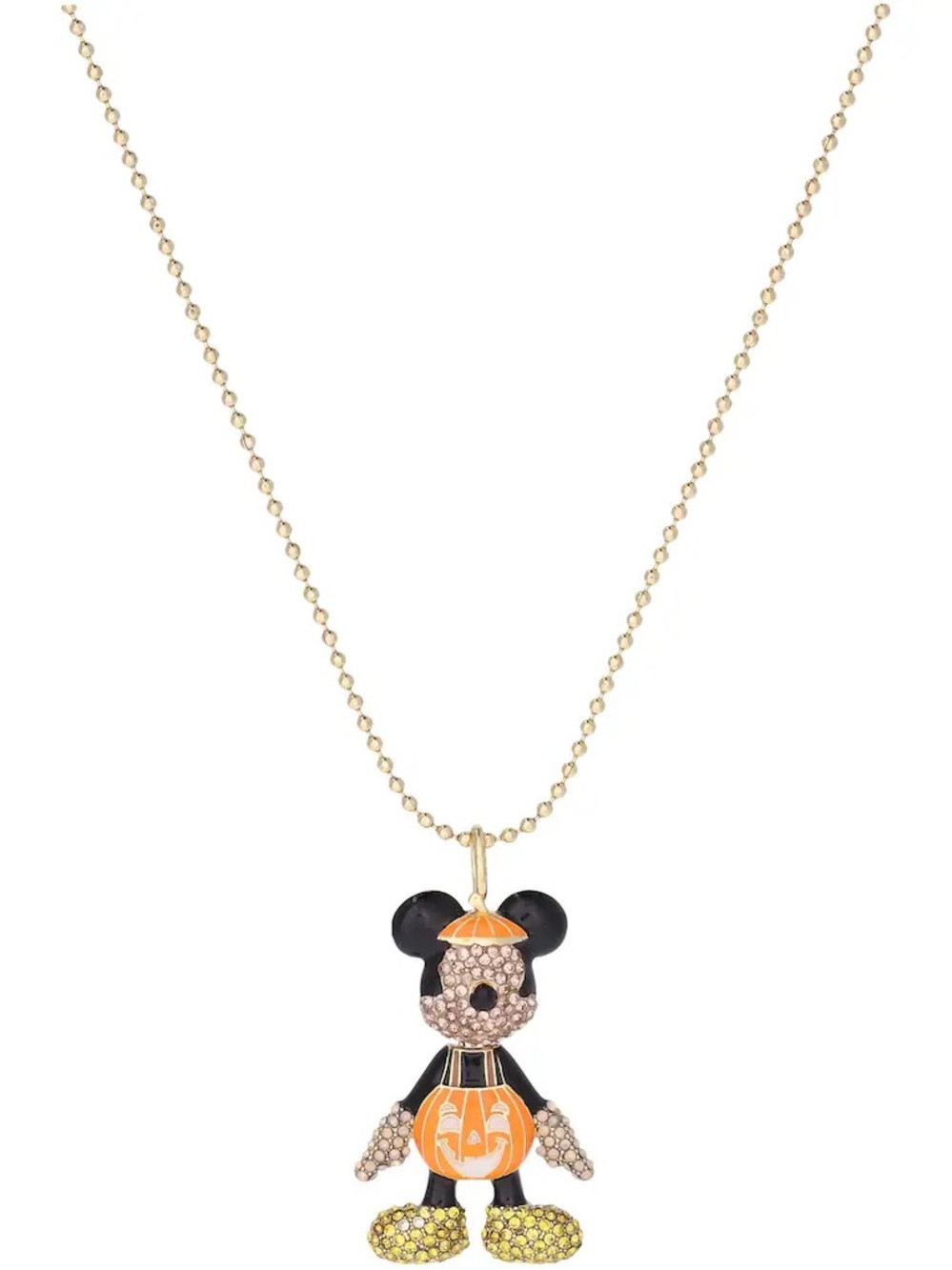 Disney BaubleBar Mickey Mouse Pumpkin 3D Necklace | Poshmark