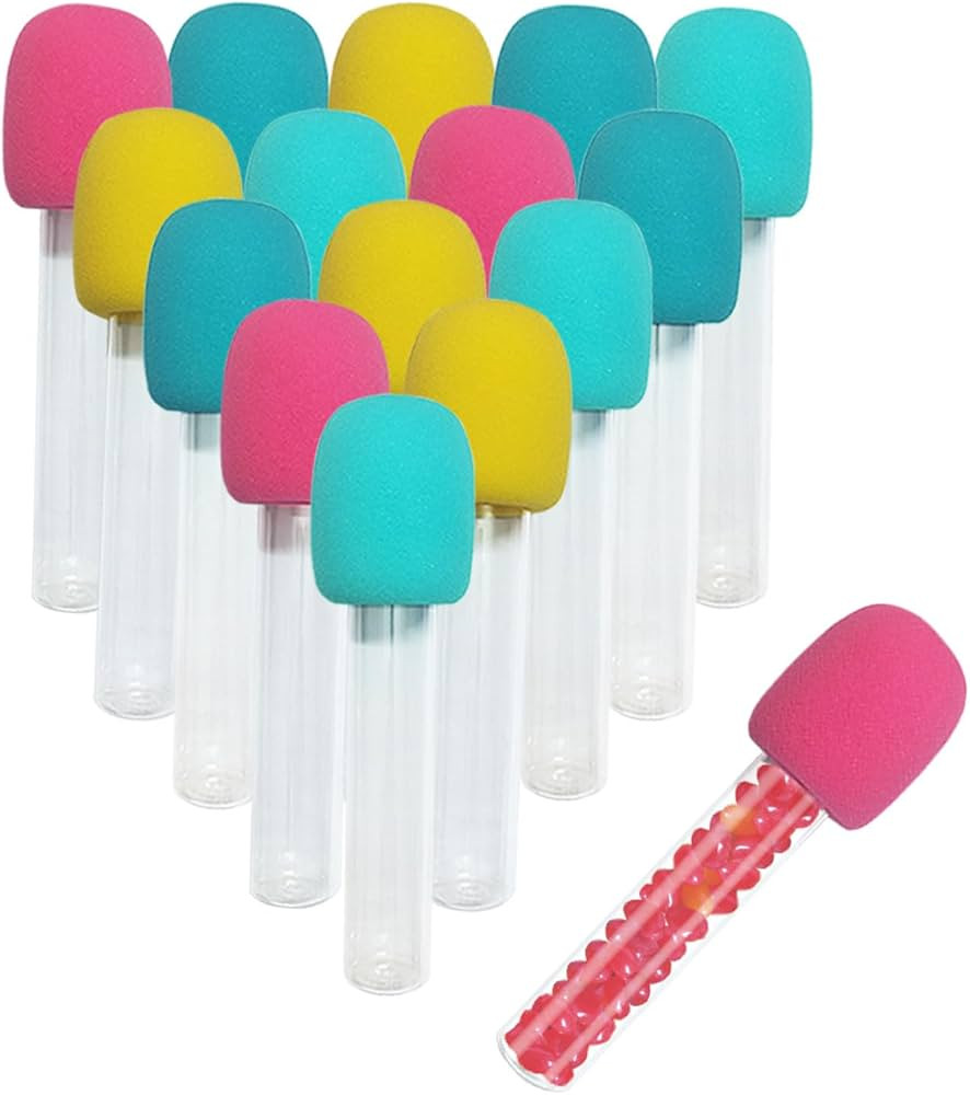 8pcs Microphone Candy Tubes Colorful Fake Prop,Microphone Candy Tube Karoke Theme Party for Disco... | Amazon (US)