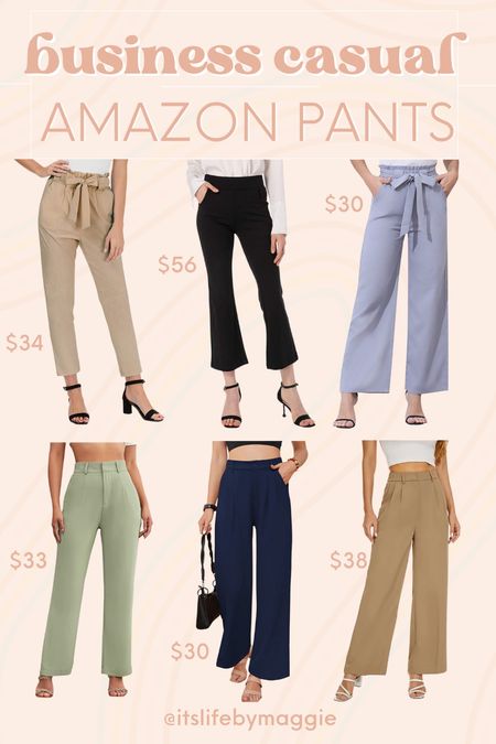 Amazon fashion finds | rounding up business casual pants!

#businesscasual #navypants #tiewaistpants #workwear #workpants #workoutfits #officeoutfits #blackpants

#LTKFind #LTKunder100 #LTKworkwear