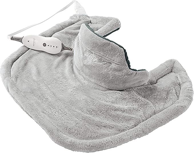 Sunbeam Heating Pad for Neck and Shoulder Pain Relief with Auto Shut Off and Moist Heating Option... | Amazon (US)