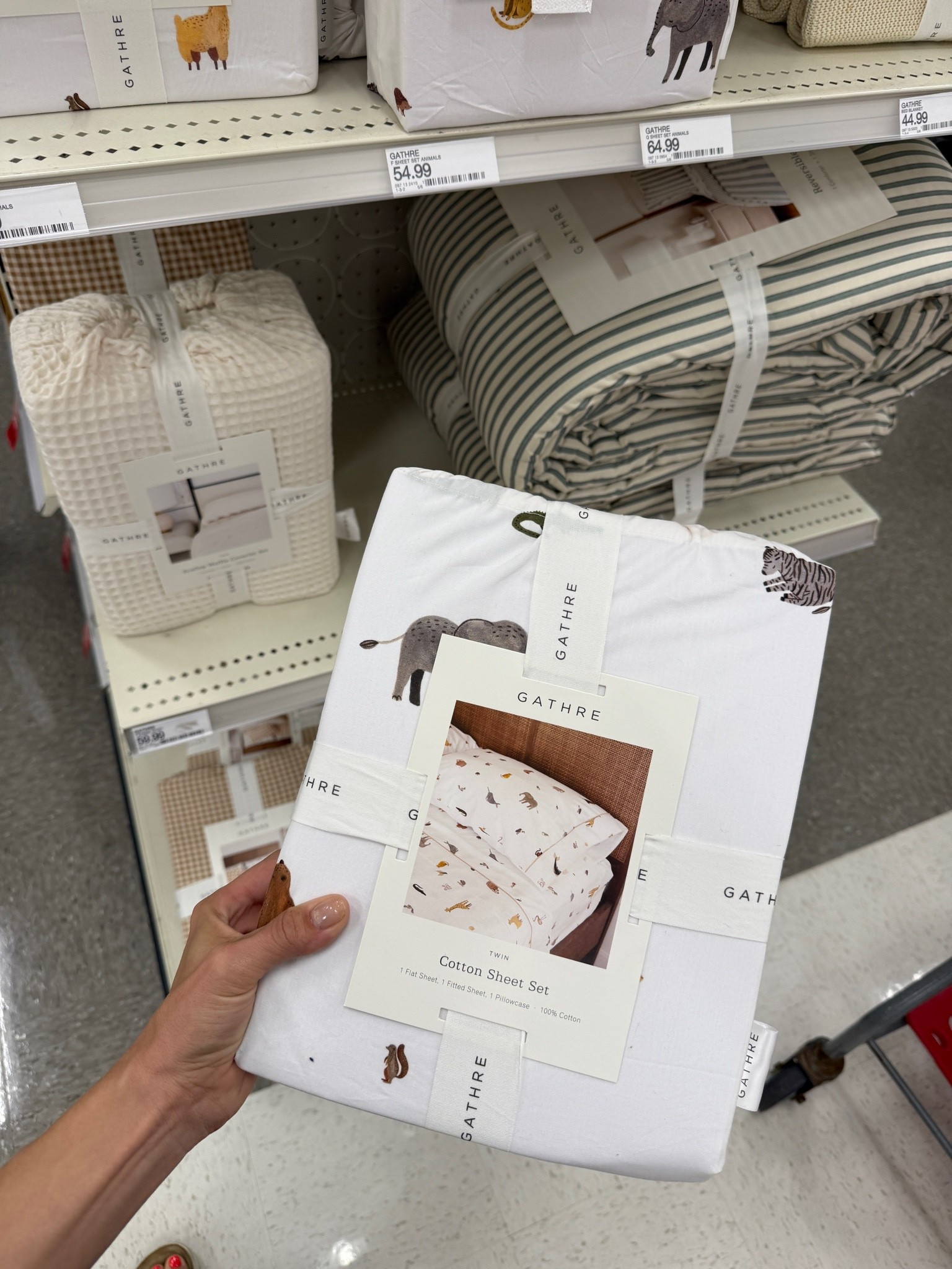 100% cotton bedding for kids at target!