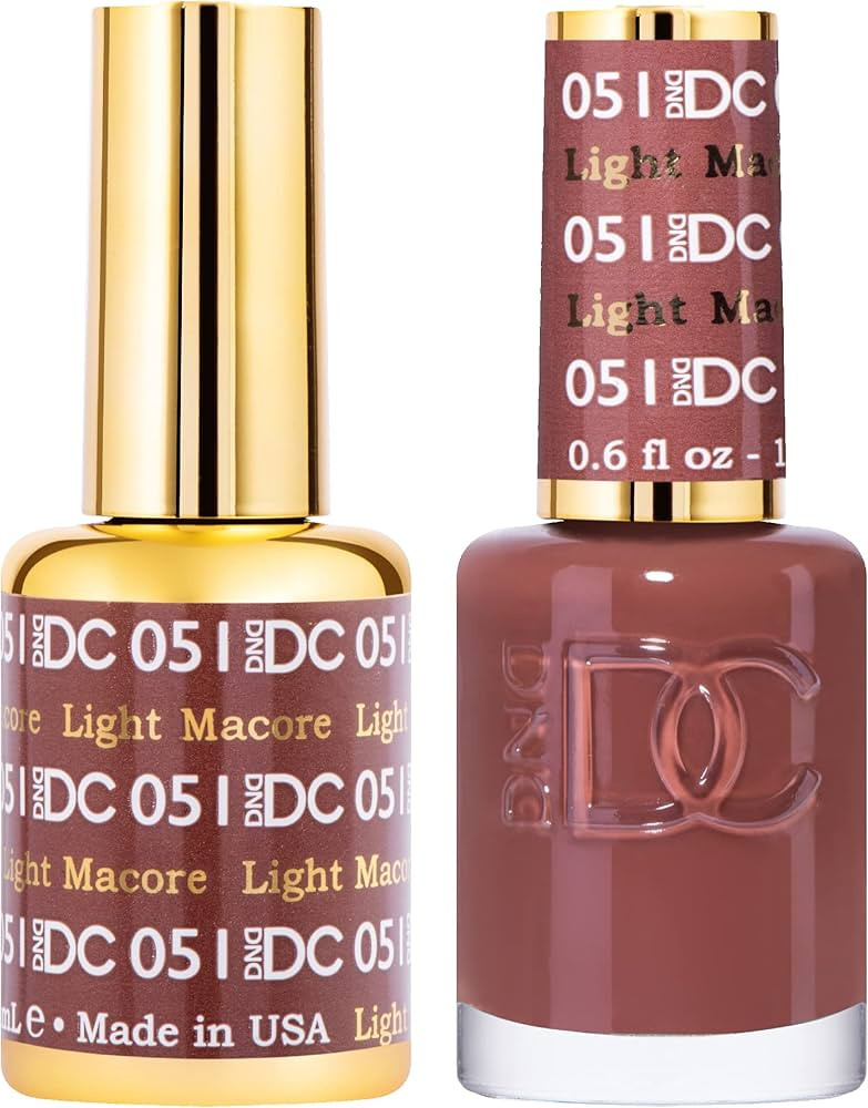 DND DC Gel Polish Set, Brown Collection, UV/LED Gel Polish and Air Dry Nail Lacquer, Matching Chi... | Amazon (US)